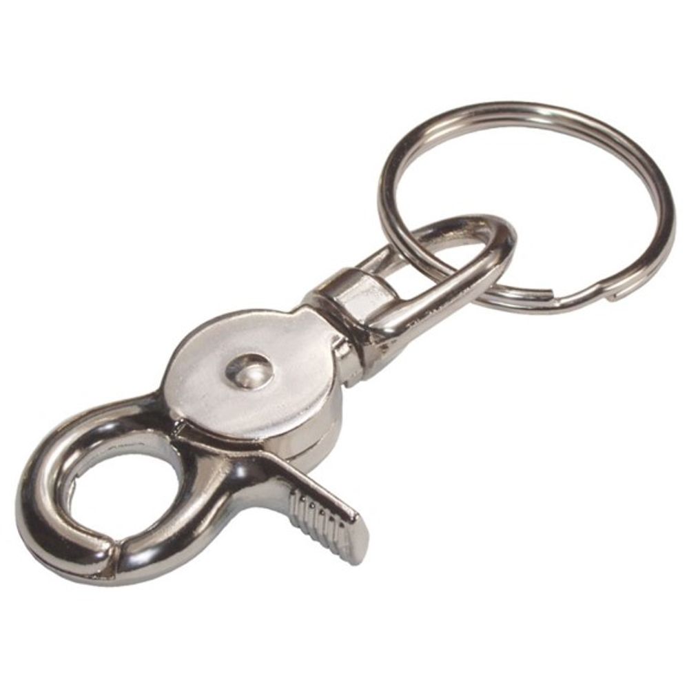 Hillman, Metal Tigger Snap Hook with Key Ring