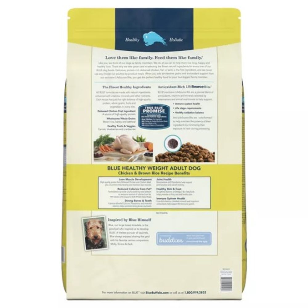 Blue Buffalo, Life Protection Formula Adult Healthy Weight Chicken and Brown Rice Recipe Dog Food