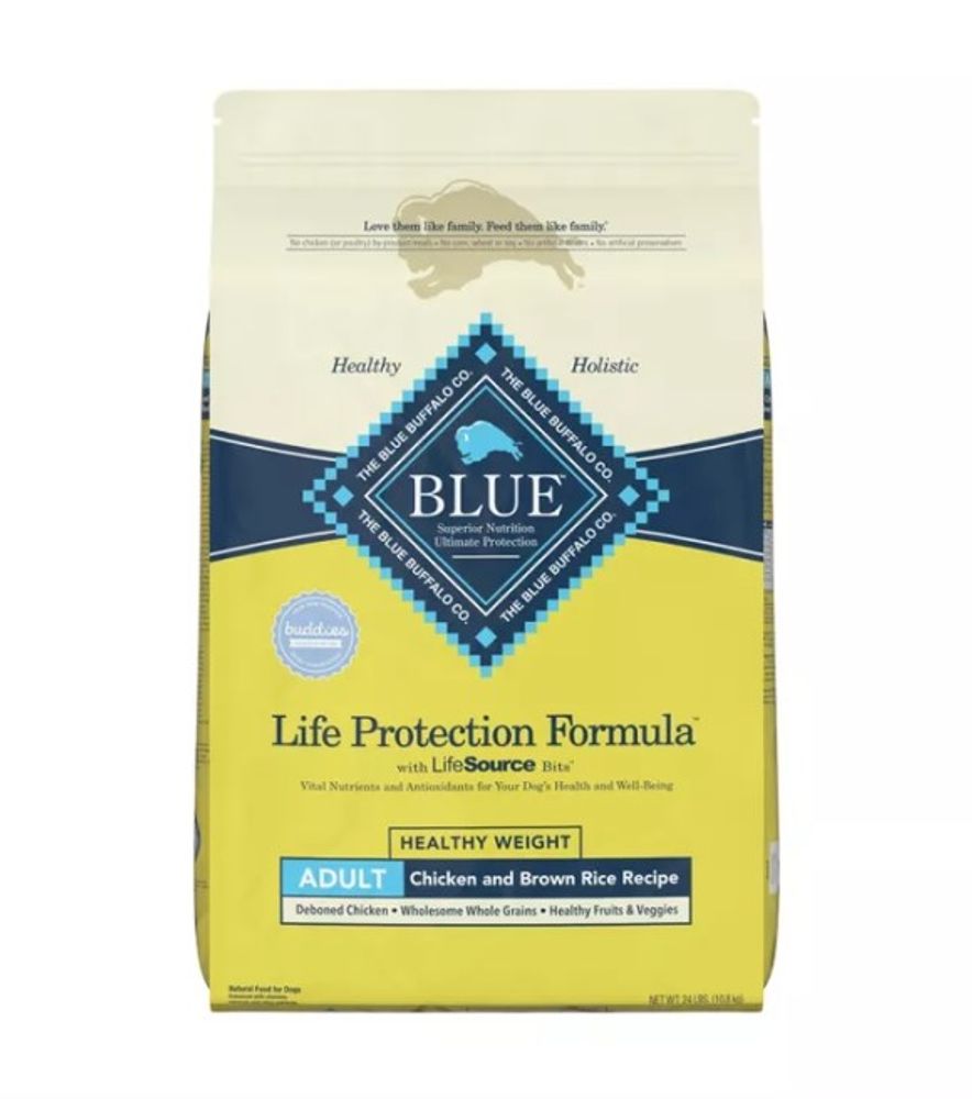 Blue Buffalo, Life Protection Formula Adult Healthy Weight Chicken and Brown Rice Recipe Dog Food