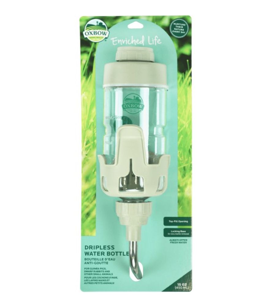 Oxbow, Dripless Water Bottle, 15 oz