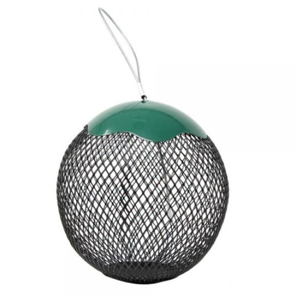 Gold Crest, Green Seed Sphere Bird Feeder