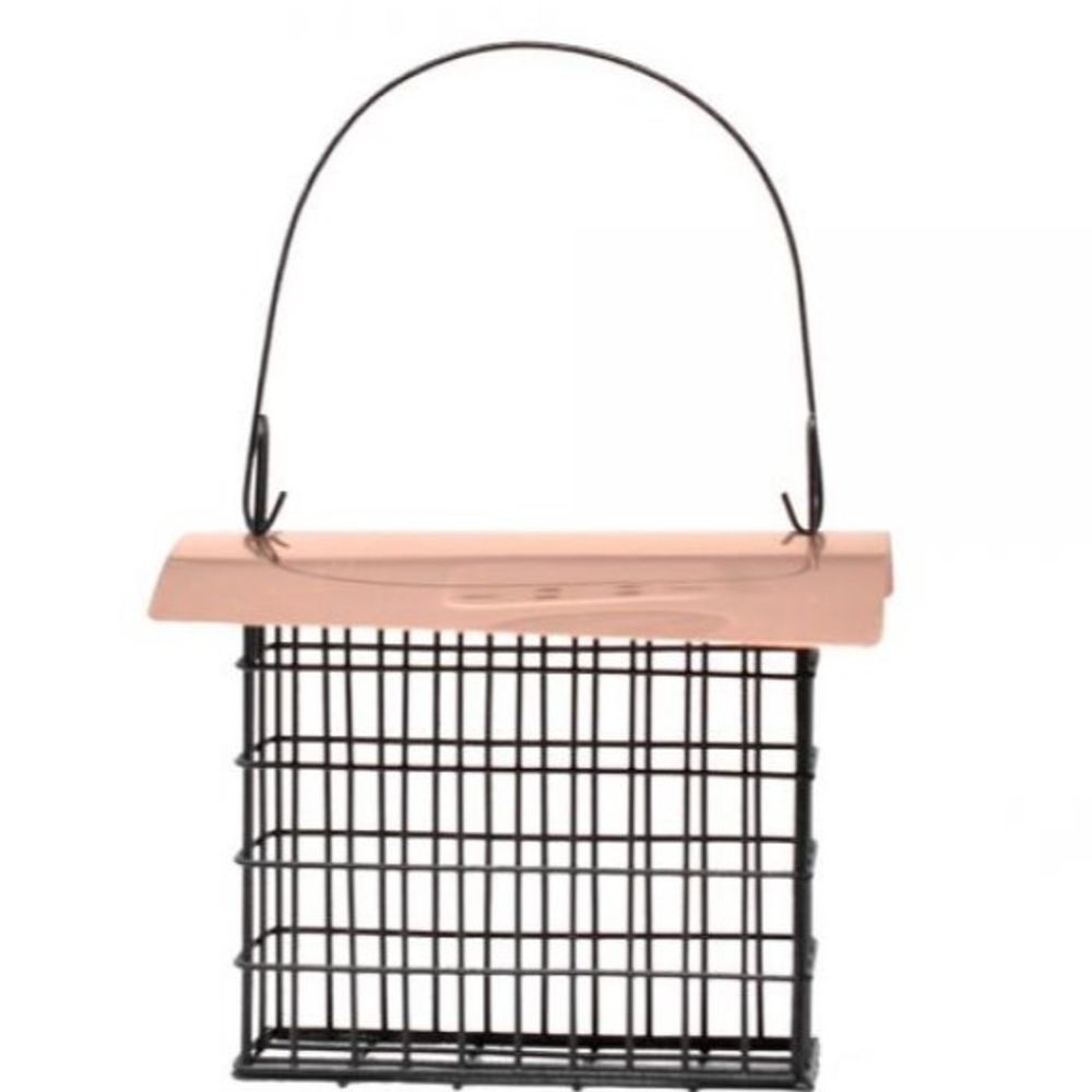 Gold Crest, Deluxe Suet Cage with Copper Roof