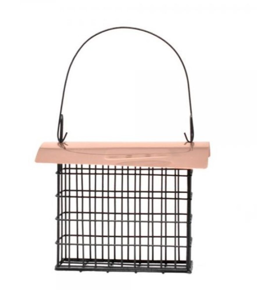 Gold Crest, Deluxe Suet Cage with Copper Roof