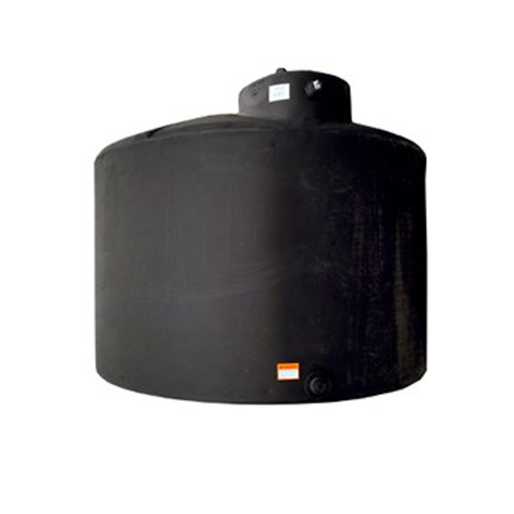 Norwesco, Black Vertical Potable Water Storage Tank, 550 gal