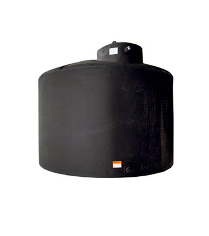 Norwesco, Black Vertical Potable Water Storage Tank, 550 gal