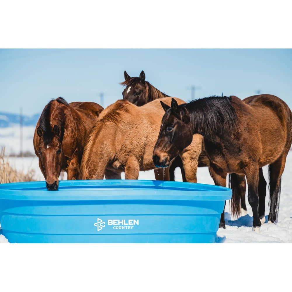 Behlen, 8' x 2' Blue Farm Flex Round Stock Tank, 625 gal
