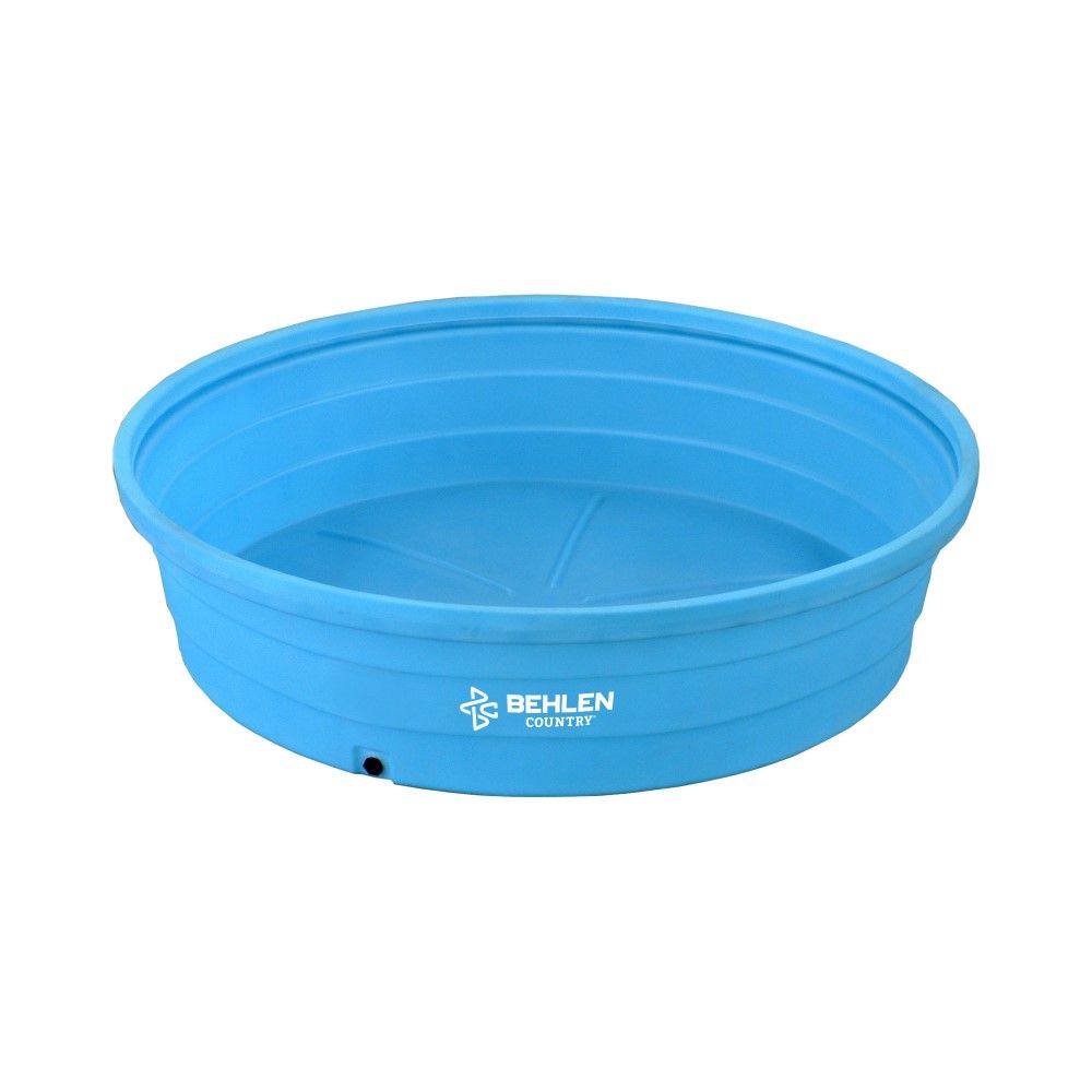 Behlen, 8' x 2' Blue Farm Flex Round Stock Tank, 625 gal