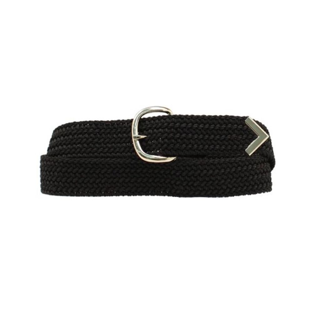 Nocona, Men's Black Machine Woven Braided Belt