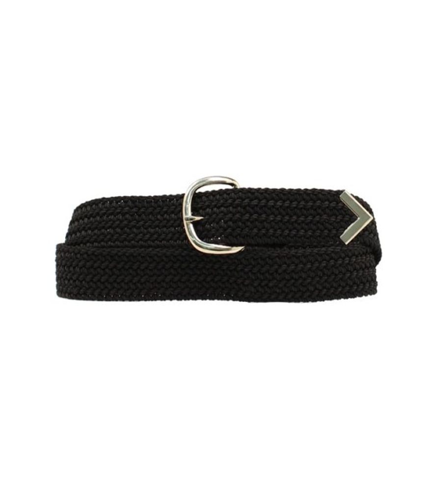 Nocona, Men's Black Machine Woven Braided Belt