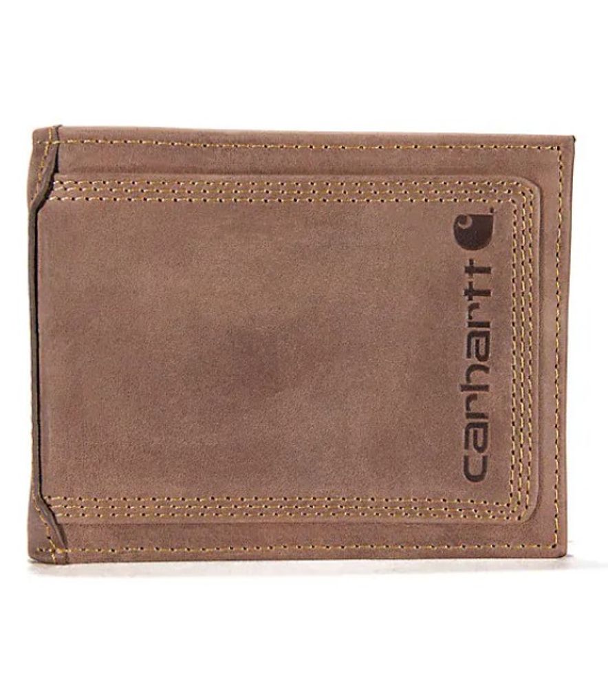 Carhartt, Men's Brown Detroit Passcase Wallet