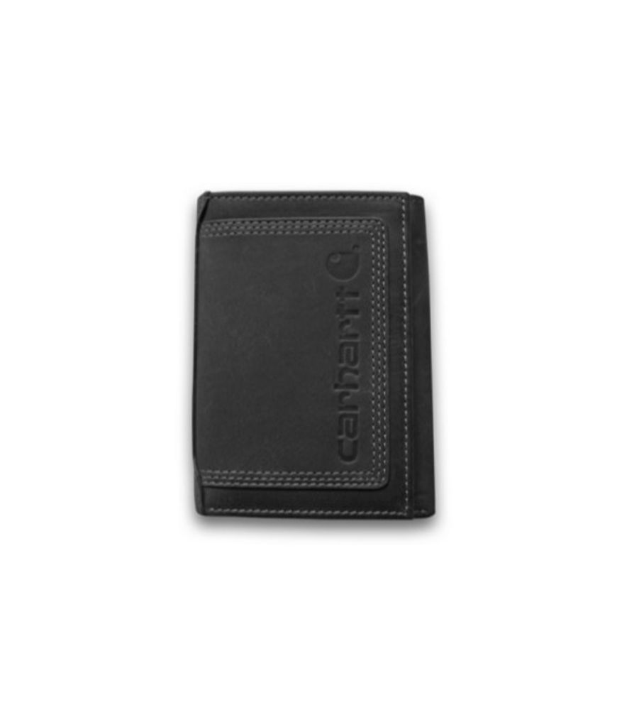 Carhartt, Men's Black Detroit Trifold Wallet