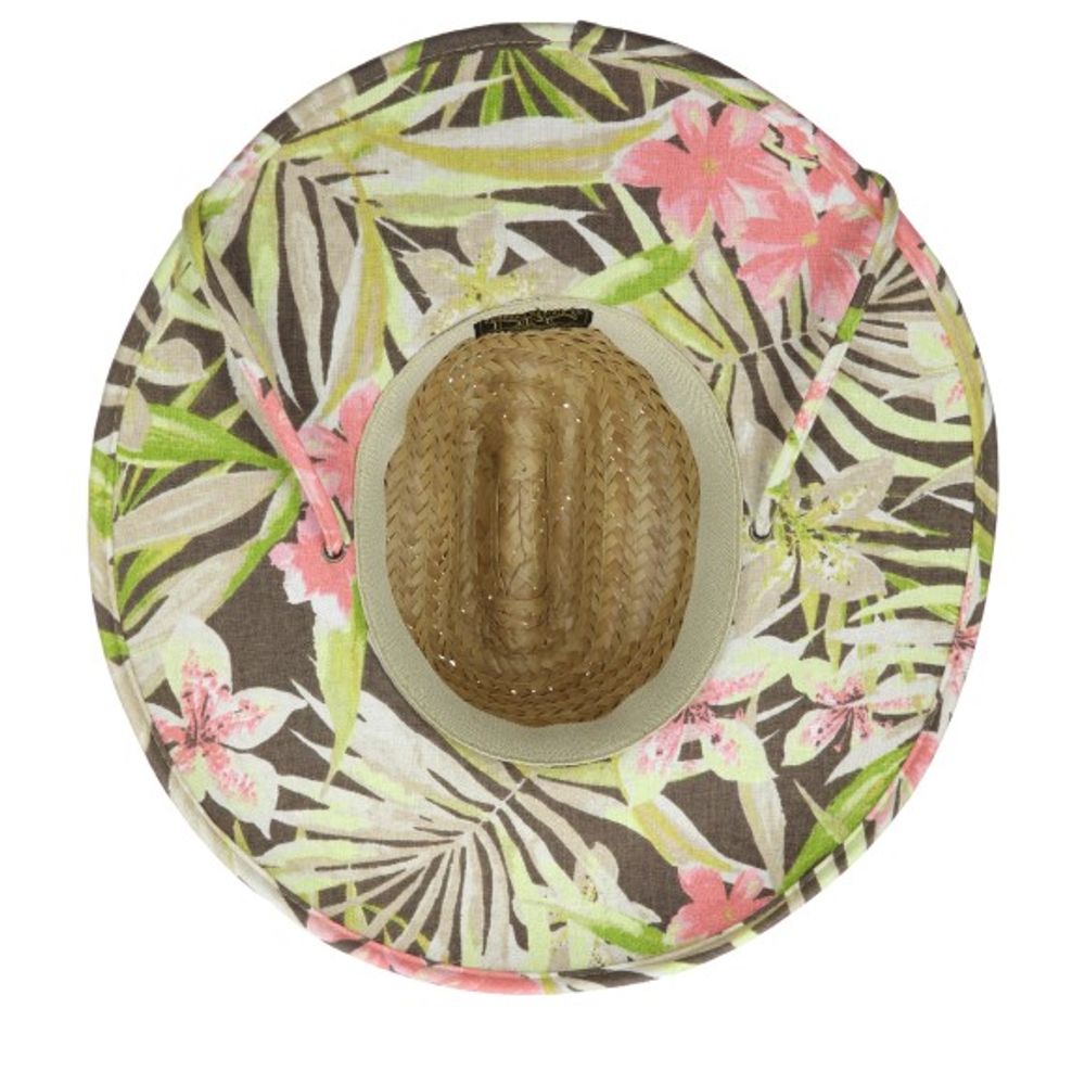 Dorfman Pacific, Ladies Montane Natural Tropical Print Hat