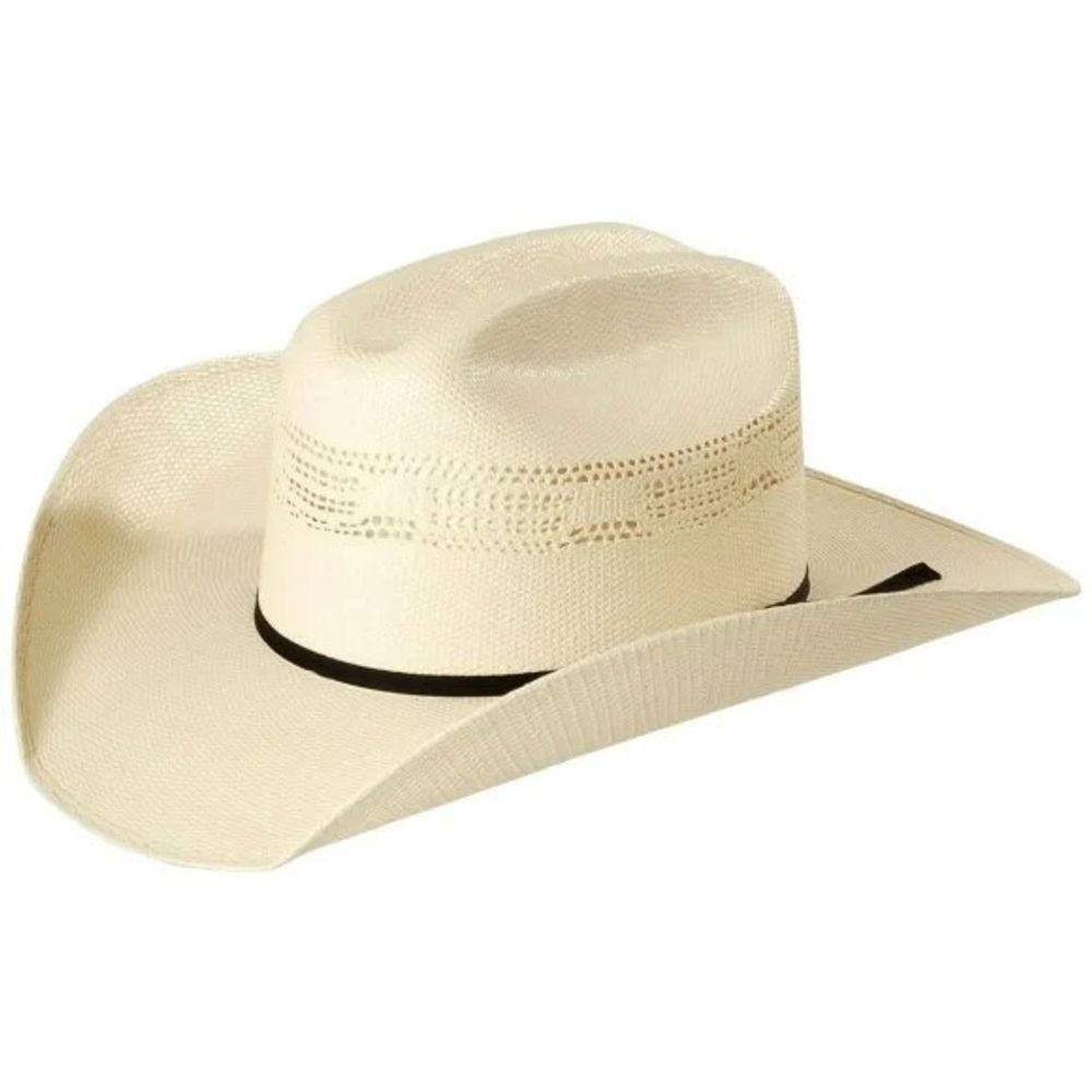Justin, Men's Ivory Cutter 20X Straw Cowboy Hat, JS1056CTTR