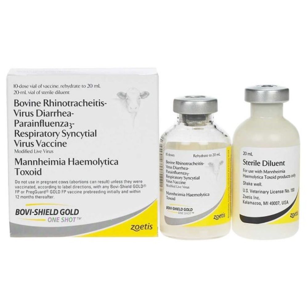 Zoetis, Bovi-Shield Gold One Shot, 10 dose
