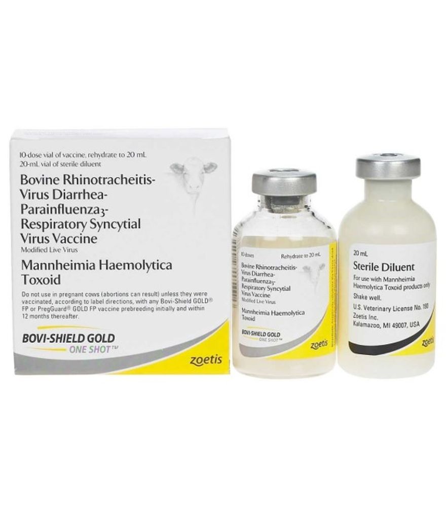 Zoetis, Bovi-Shield Gold One Shot, 10 dose