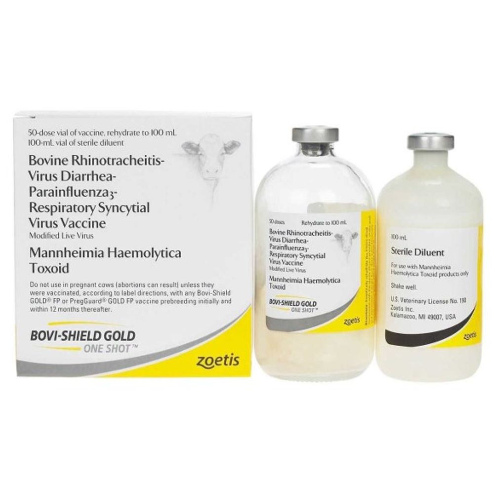 Zoetis, Bovi-Shield Gold One Shot, 50 dose