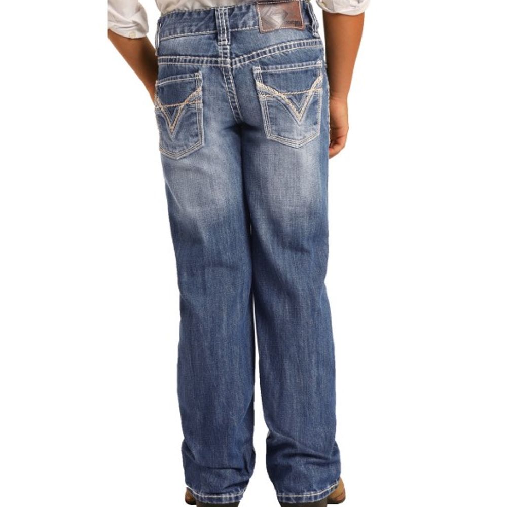 Rock & Roll, Boy's Regular Fit BB Gun Bootcut Jean, BB-9576