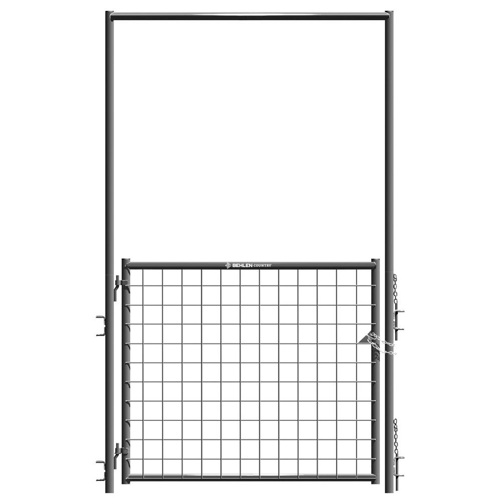 Behlen, 5' x 7'-9" Gray KidGuard Arch Gate Panel