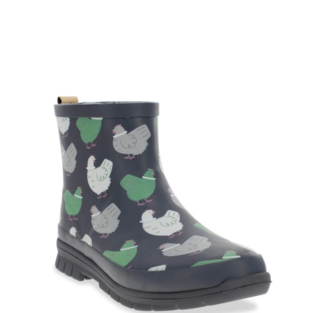 Western Chief, Ladies Black Classy Chick Ankle Rain Boot, 21206351B