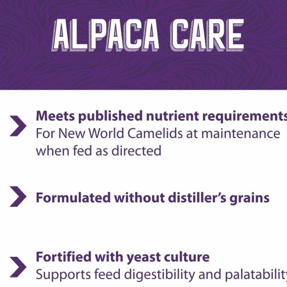 Mazuri, Alpaca Care, 40 lb