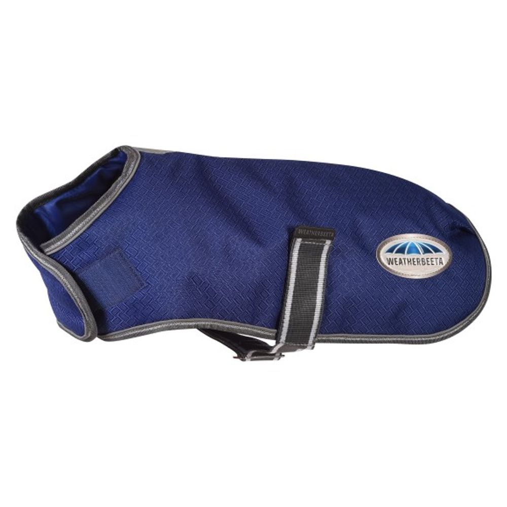 Weatherbeeta, Dark Blue & Gray Comfitec Medium Premier Free Parka Dog Coat