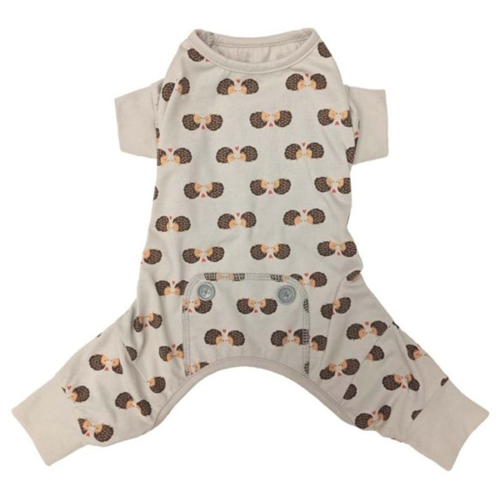 Spot, Fashion Pet Gray Hedgehog Dog Pajamas 