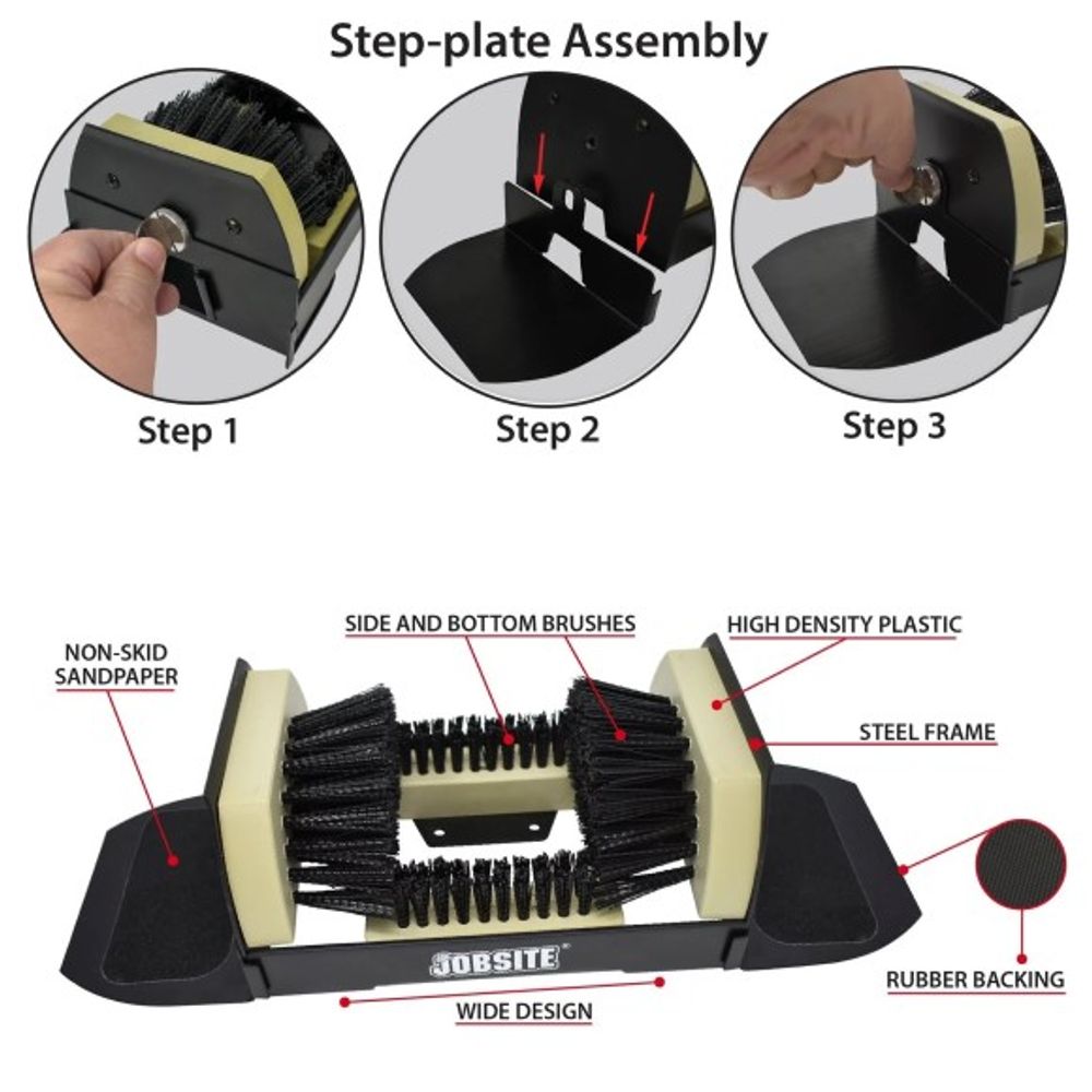 Jobsite, Extra Wide Boot Scrubber