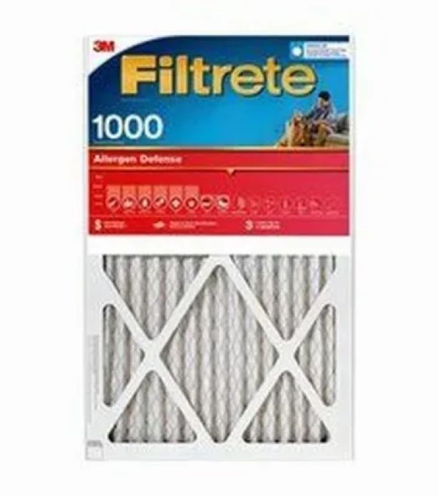 Filtrete, Red 1000 MPR Allergen Defense Filter, 16" x 20" x 1"