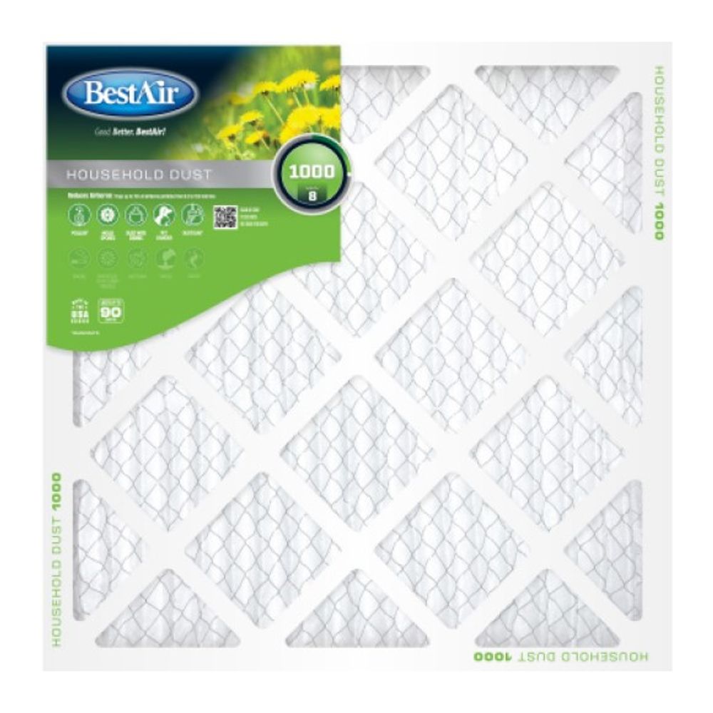 Best Air, Pleated Household Air Filter MERV 8, 18" x 20" x 1"