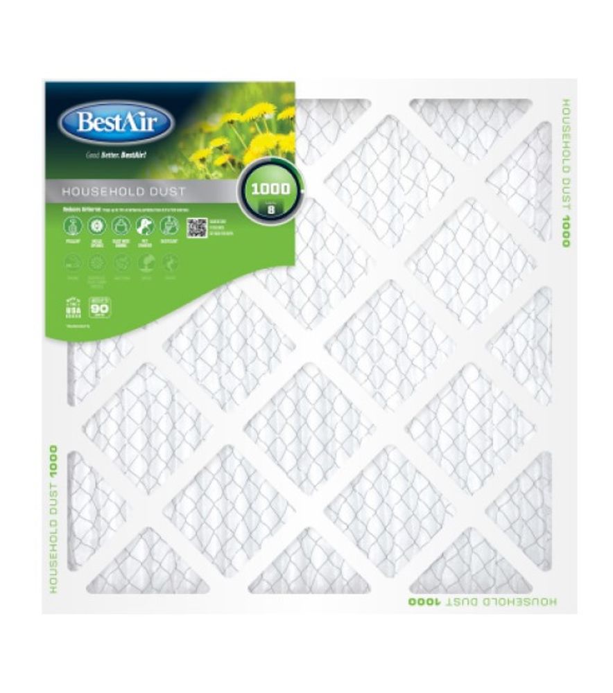 Best Air, Standard Pleated Air Filter MERV 8, 16" x 24" x 1"