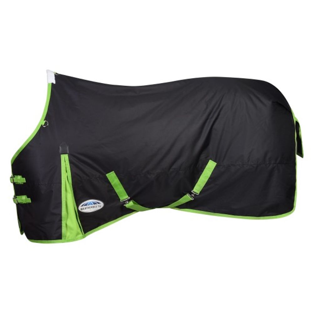 Weatherbeeta, Black & Lime Comfitec Classic Medium Standard Neck