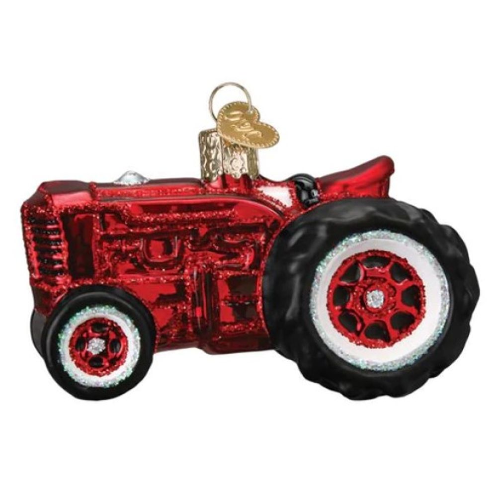Old World Christmas, Old Farm Tractor Ornament 