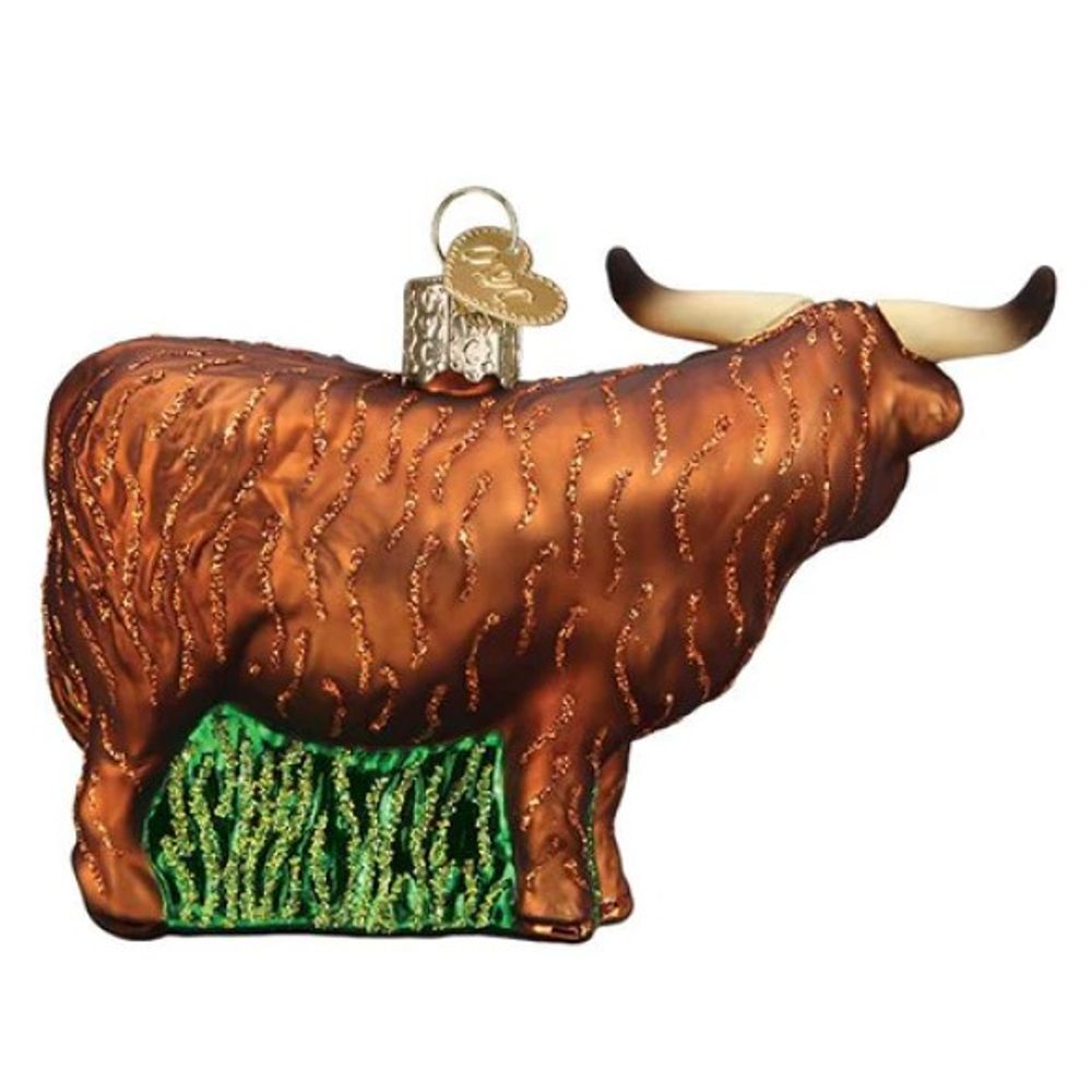 Old World Christmas, Highland Cow Ornament 