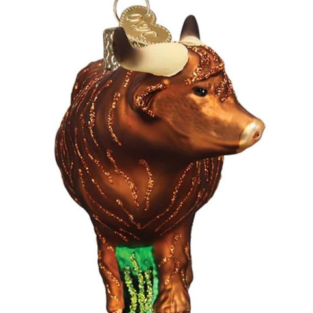 Old World Christmas, Highland Cow Ornament 