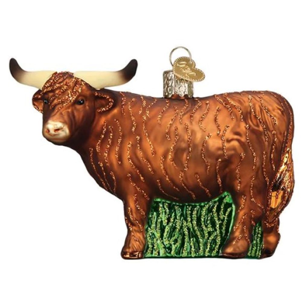 Old World Christmas, Highland Cow Ornament 