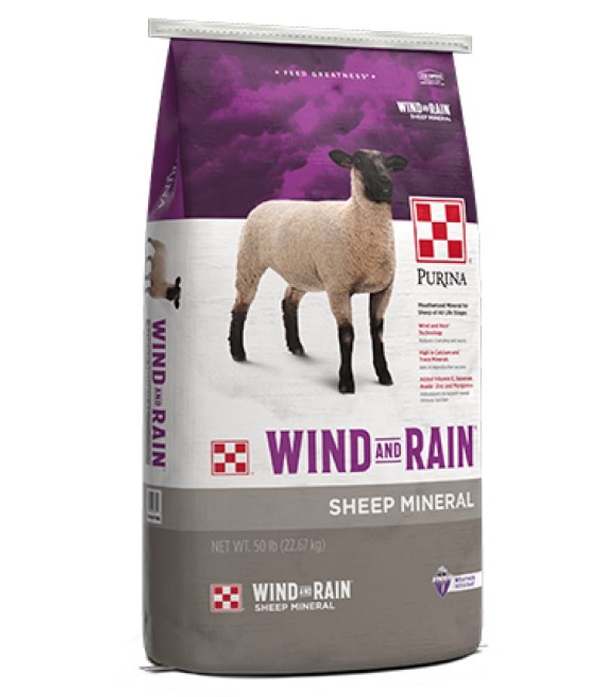 Purina, Wind and Rain Sheep Mineral, 50 lb