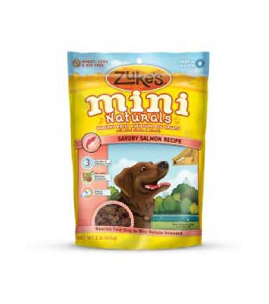 Zuke's, Mini Naturals Savory Salmon Recipe Dog Treats, 1 lb
