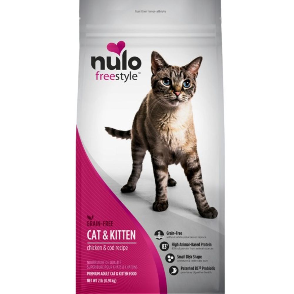 Nulo, Freestyle High-Protein Chicken & Cod Recipe Cat & Kitten Food
