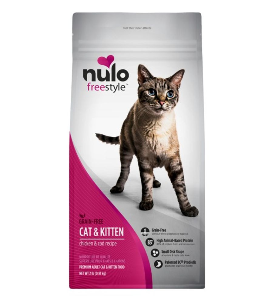 Nulo, Freestyle High-Protein Chicken & Cod Recipe Cat & Kitten Food