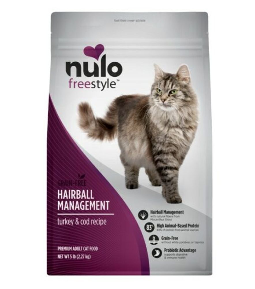 Nulo, Freestyle High-Protein Hairball Turkey & Cod Recipe Cat Food