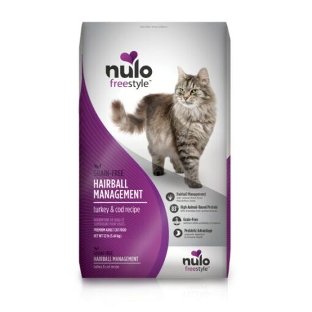 Nulo, Freestyle High-Protein Hairball Turkey & Cod Recipe Cat Food