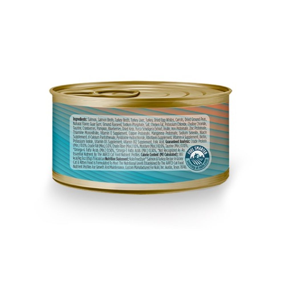 Nulo, Freestyle Minced Salmon & Turkey Recipe Wet Cat Food, 3 oz