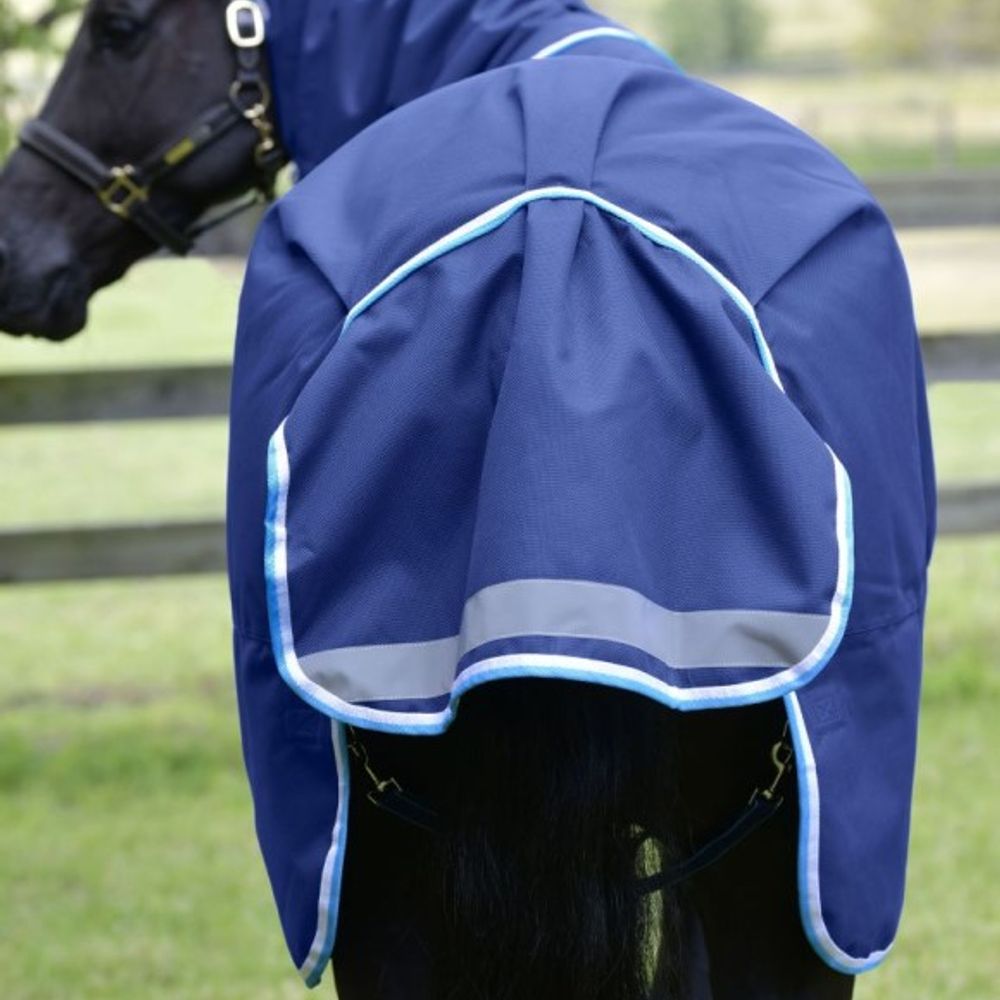 Weatherbeeta, Blue & White Comfitec Medium Ultra Tough III Detach-A-Neck 