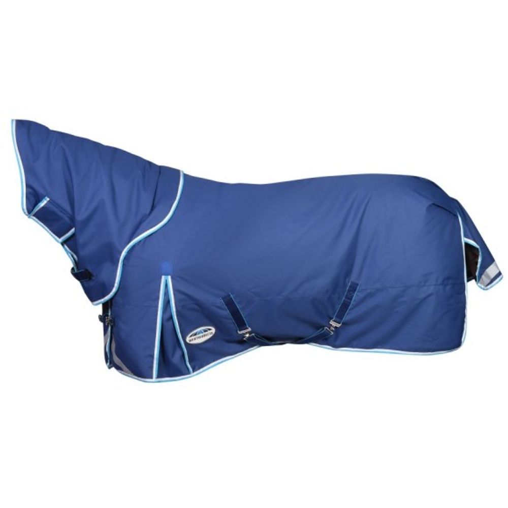 Weatherbeeta, Blue & White Comfitec Medium Ultra Tough III Detach-A-Neck 