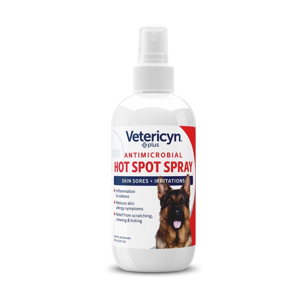 Vetericyn, Plus Antimicrobial Hot Spot Spray, 8 oz
