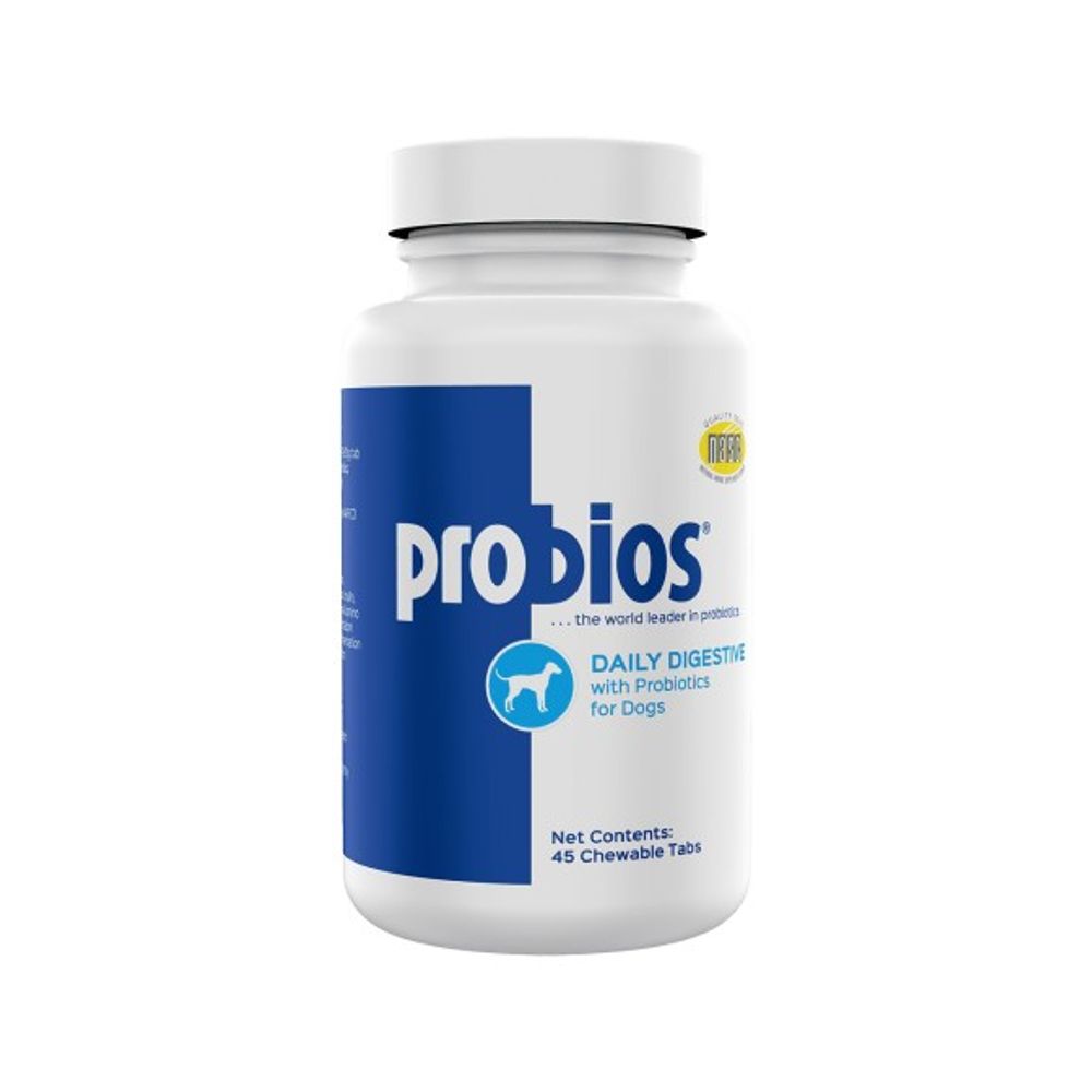 Probios, Daily Digestive with Probiotics for Dogs Tablets, 45 ct
