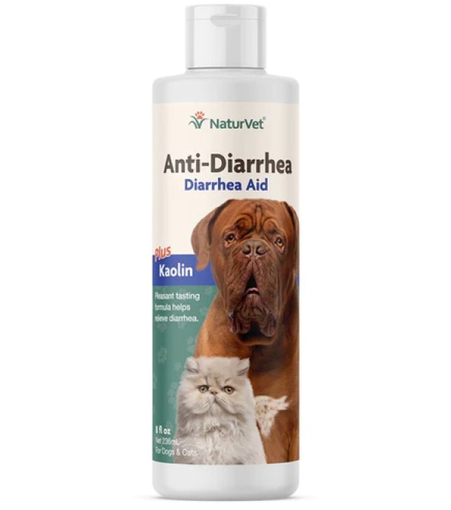 NaturVet, Anti-Diarrhea Liquid For Dog & Cat, 8 oz