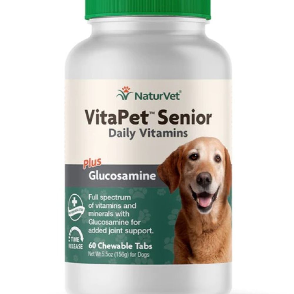 NaturVet, VitaPet Senior Dog Daily Vitamins, 60 ct