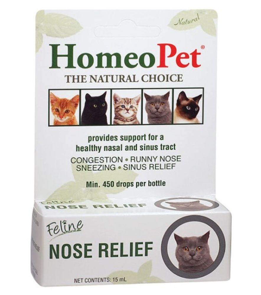 Homeopet, Feline Nose Relief, 15 ml