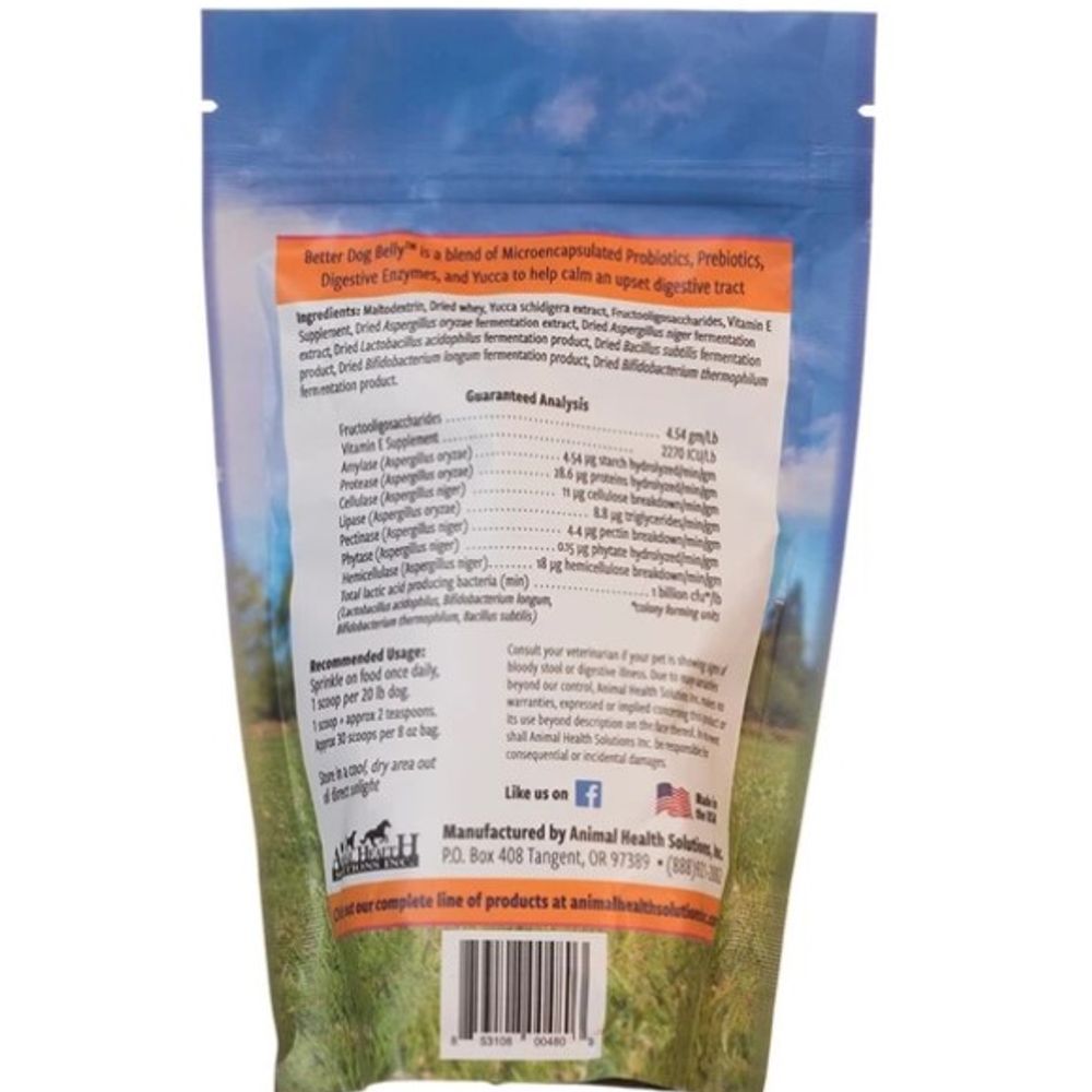 Animal Health Solutions,  Better Dog Belly, 8 oz